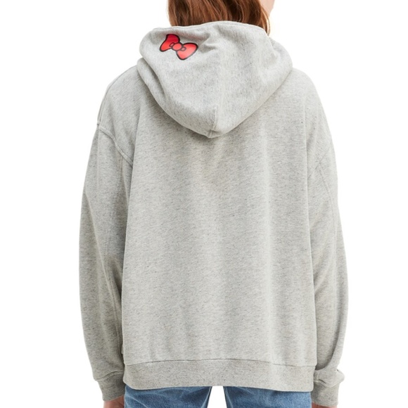 Levi's x Hello Kitty Women's Unbasic Hoodie Sweatshirt Limited Edition G XS CO - Picture 4 of 6